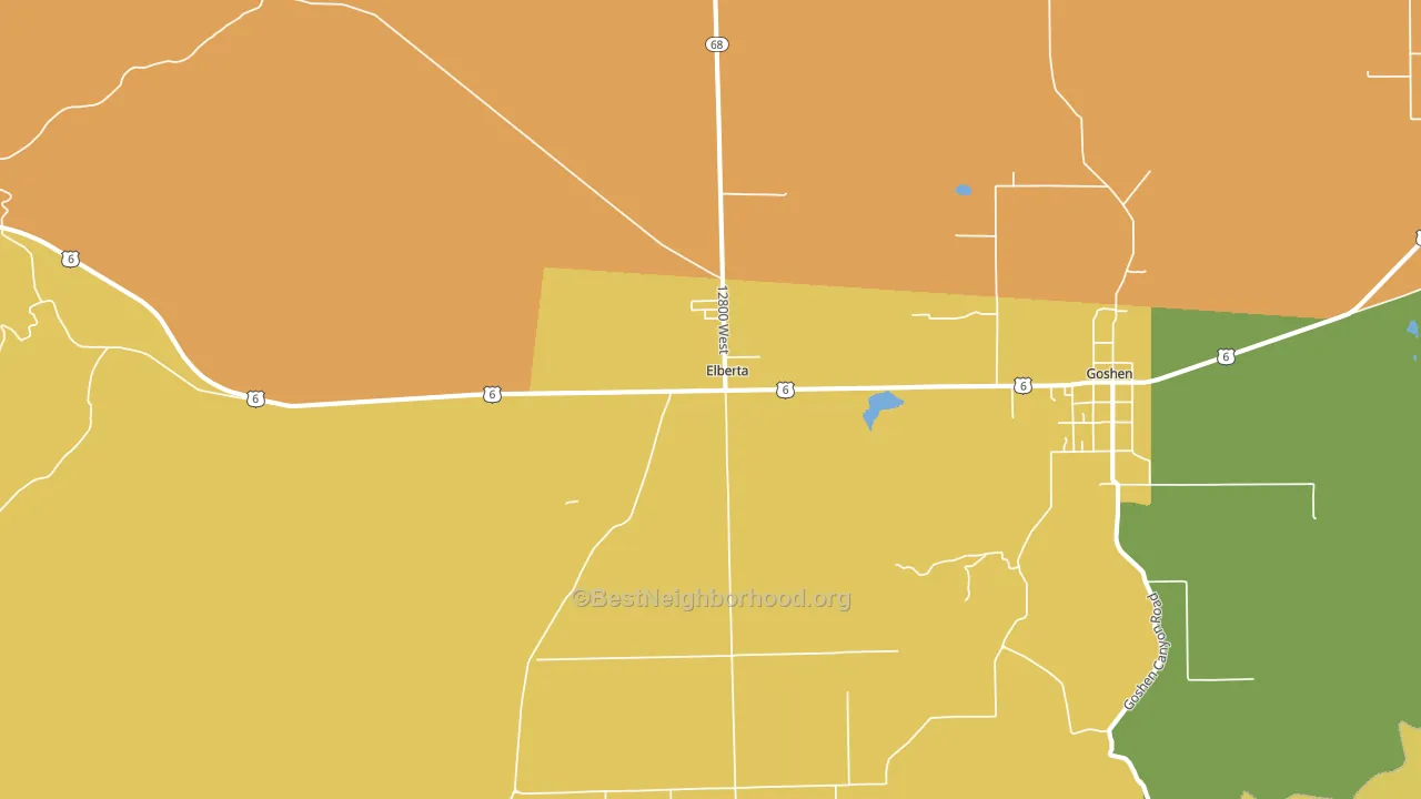 84626, UT block-group voter-turnout map