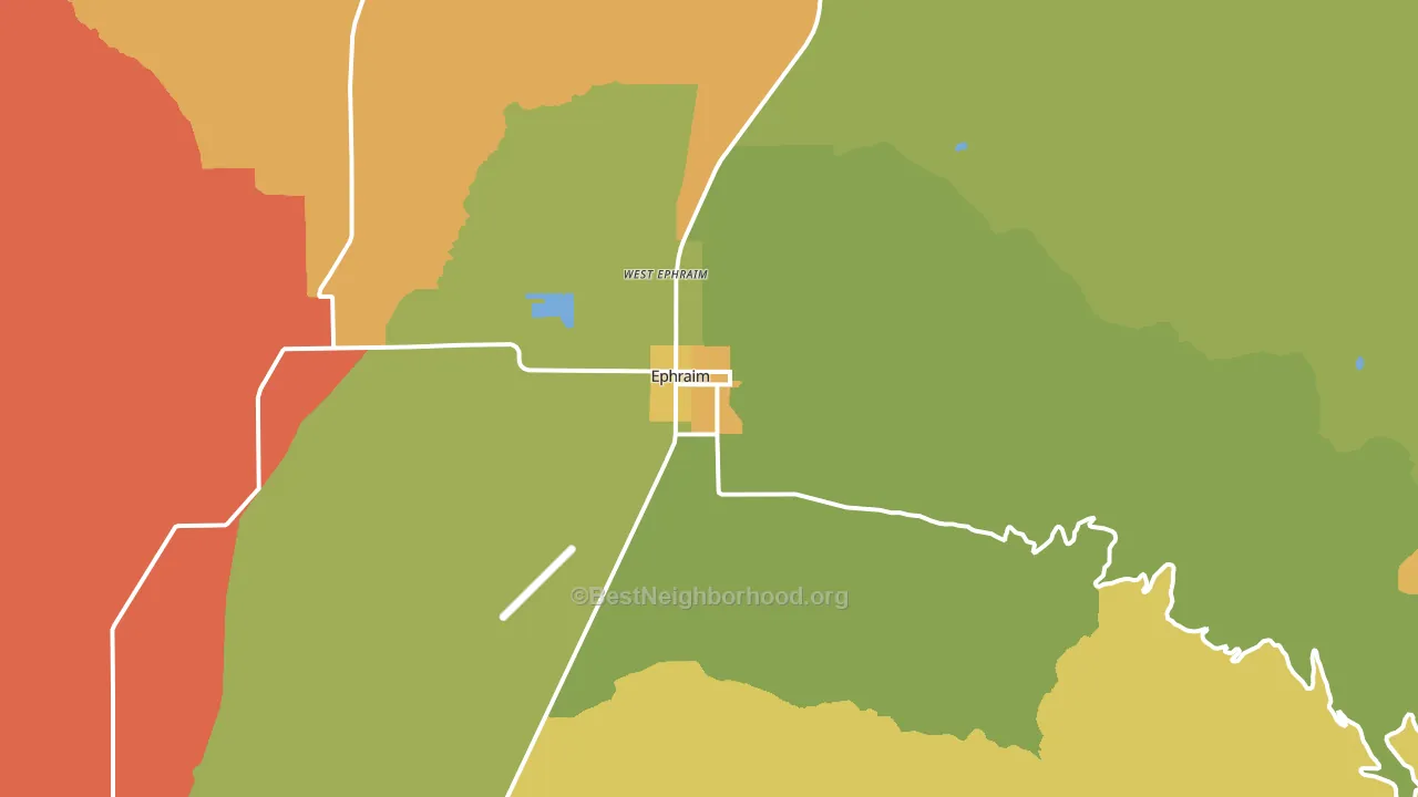 84627, UT block-group voter-turnout map