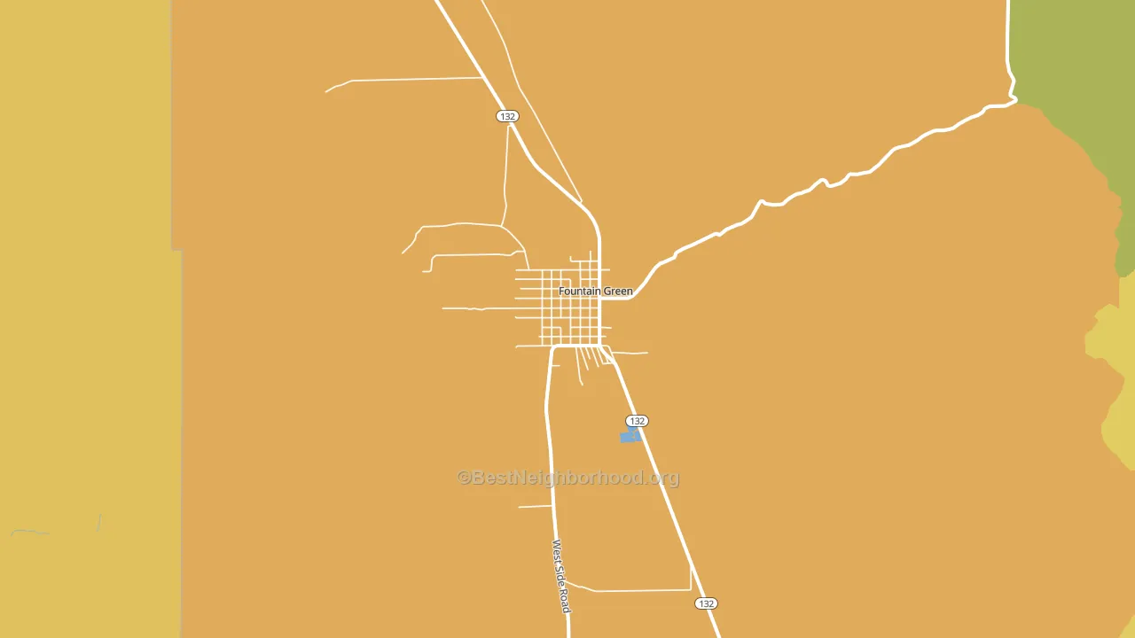 84632, UT block-group voter-turnout map