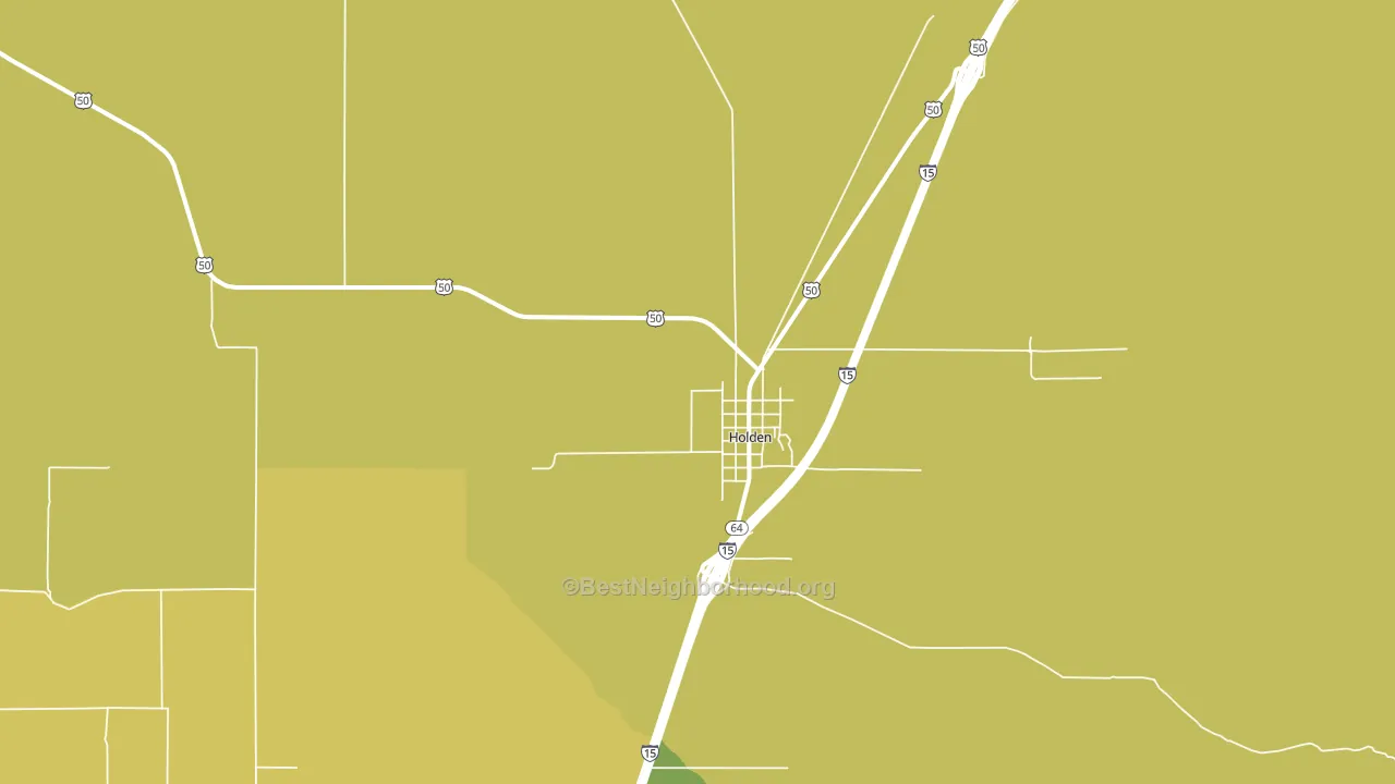 84636, UT block-group voter-turnout map