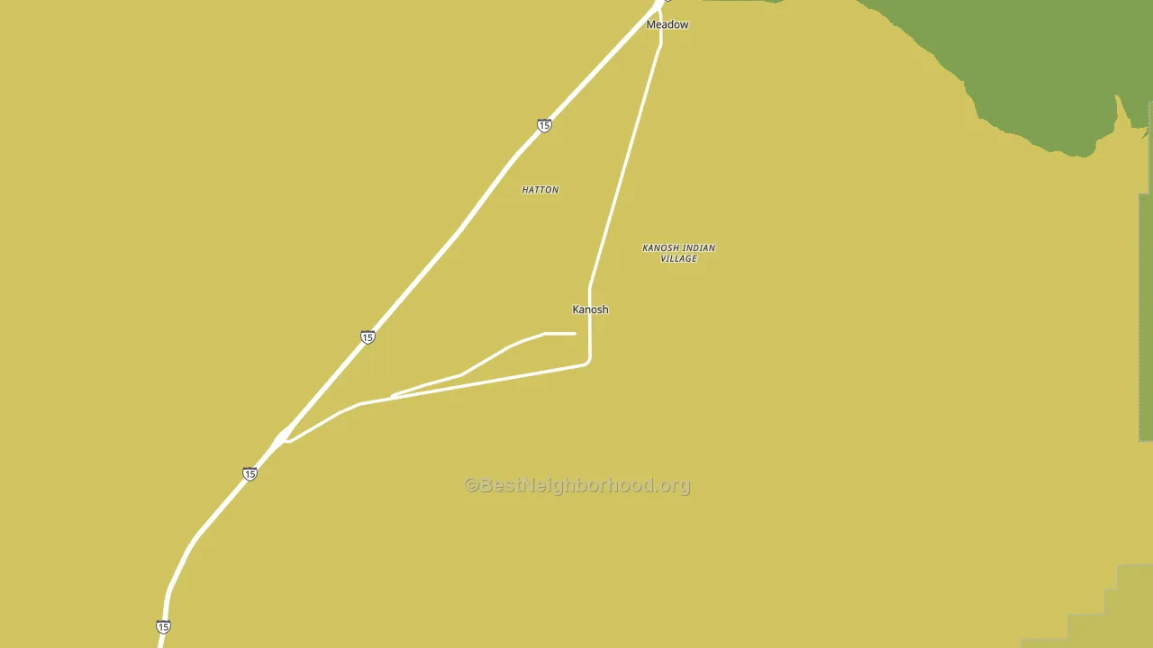 84637, UT block-group voter-turnout map