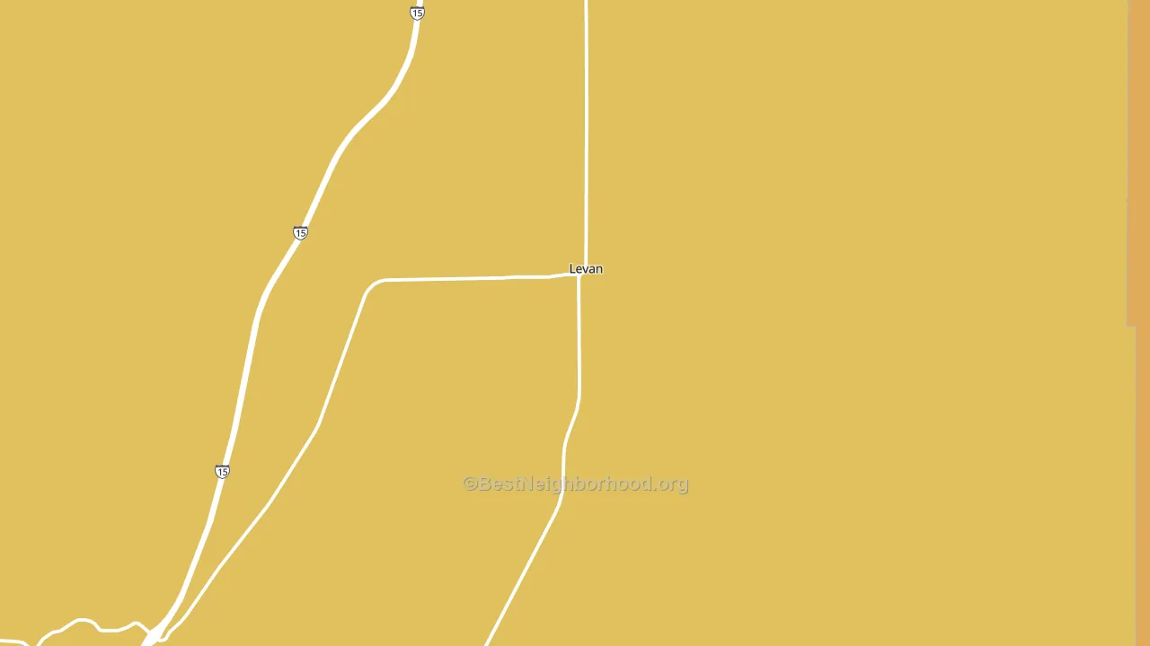 84639, UT block-group voter-turnout map