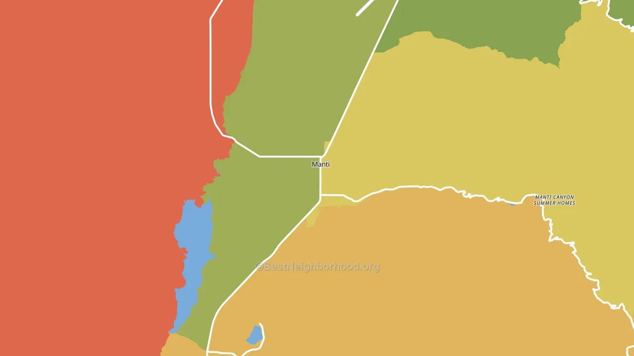 84642, UT block-group voter-turnout map