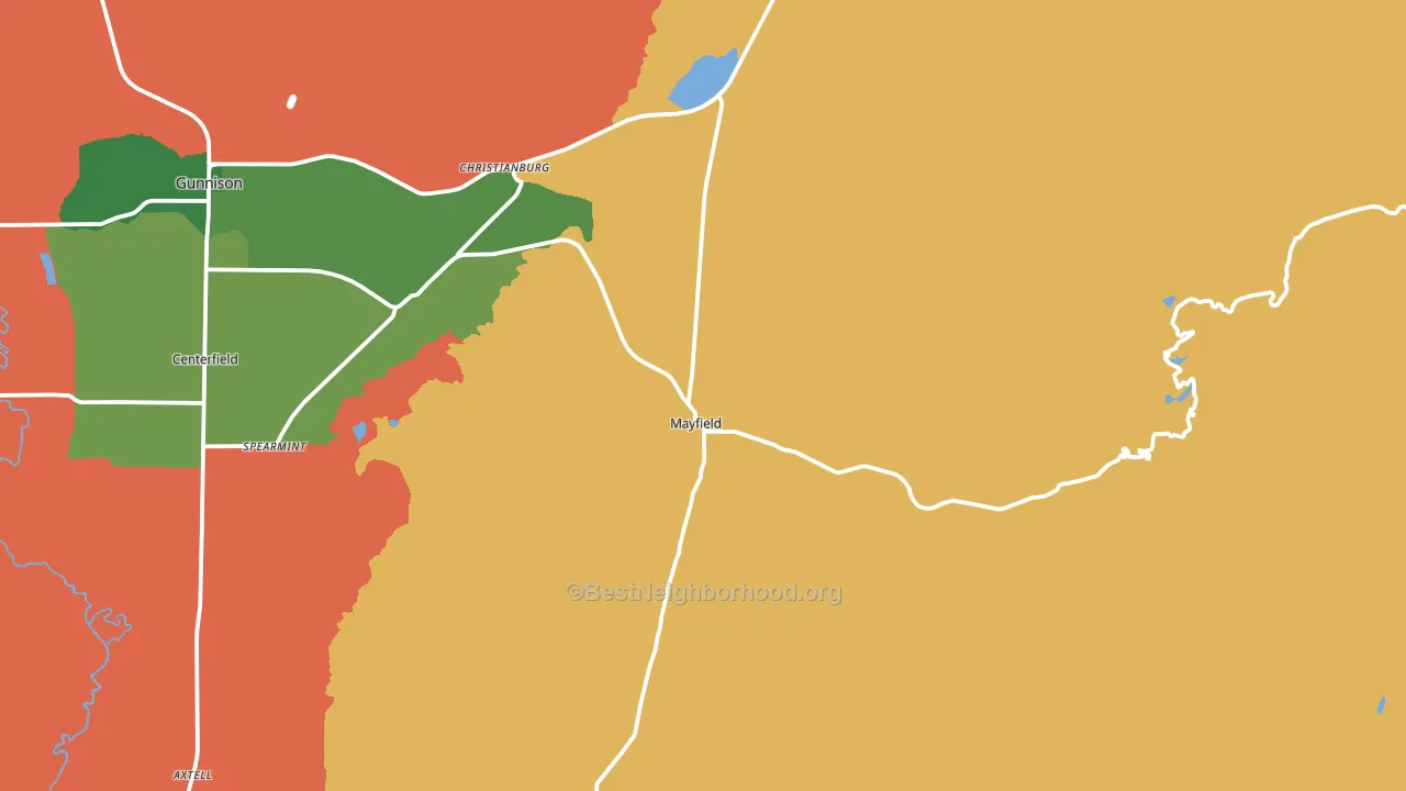 84643, UT block-group voter-turnout map