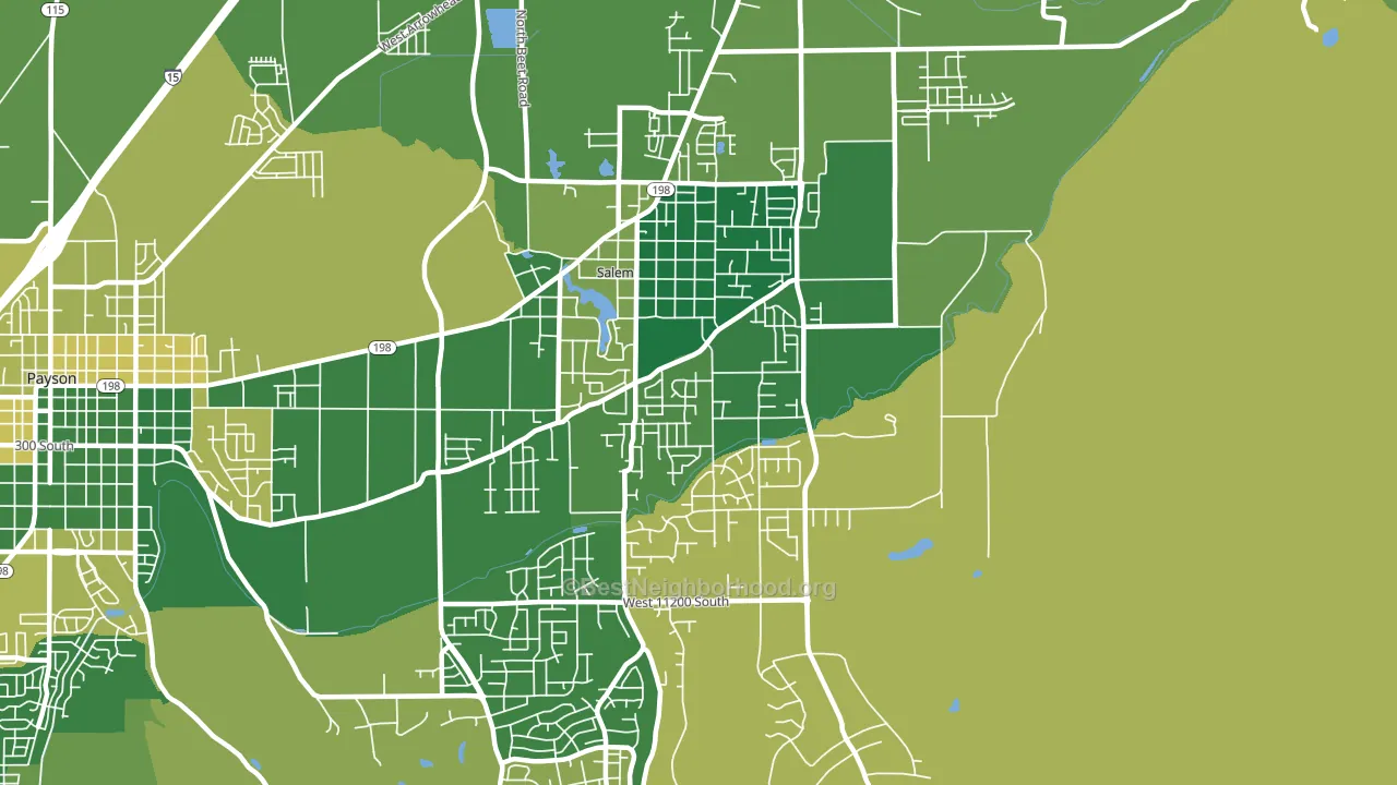 84653, UT block-group voter-turnout map