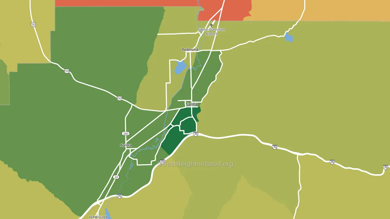 84654, UT block-group voter-turnout map