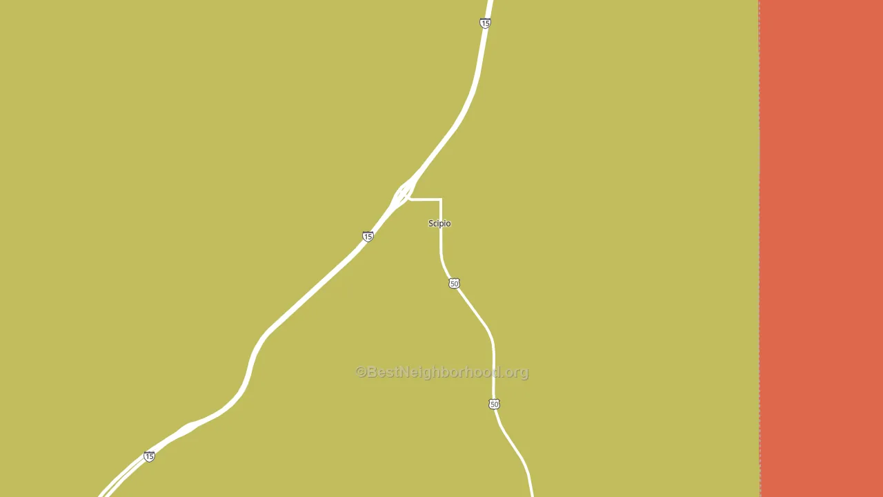 84656, UT block-group voter-turnout map