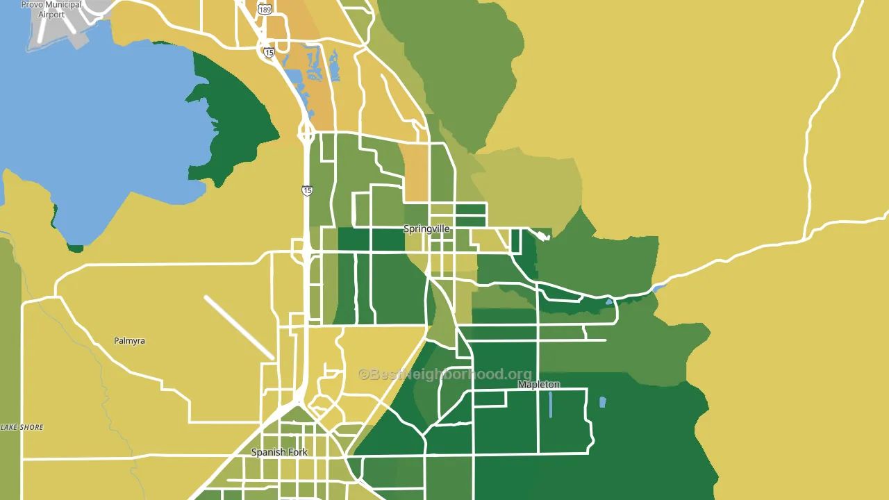 84663, UT block-group voter-turnout map