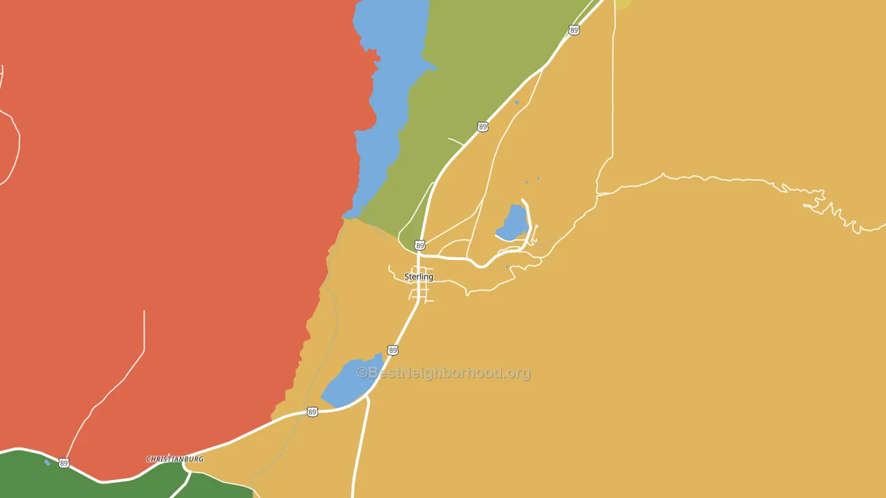 84665, UT block-group voter-turnout map