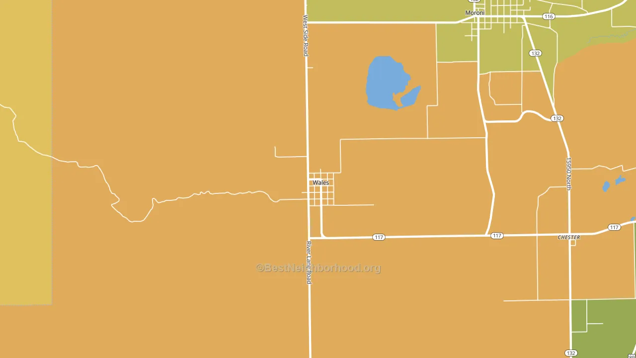 84667, UT block-group voter-turnout map
