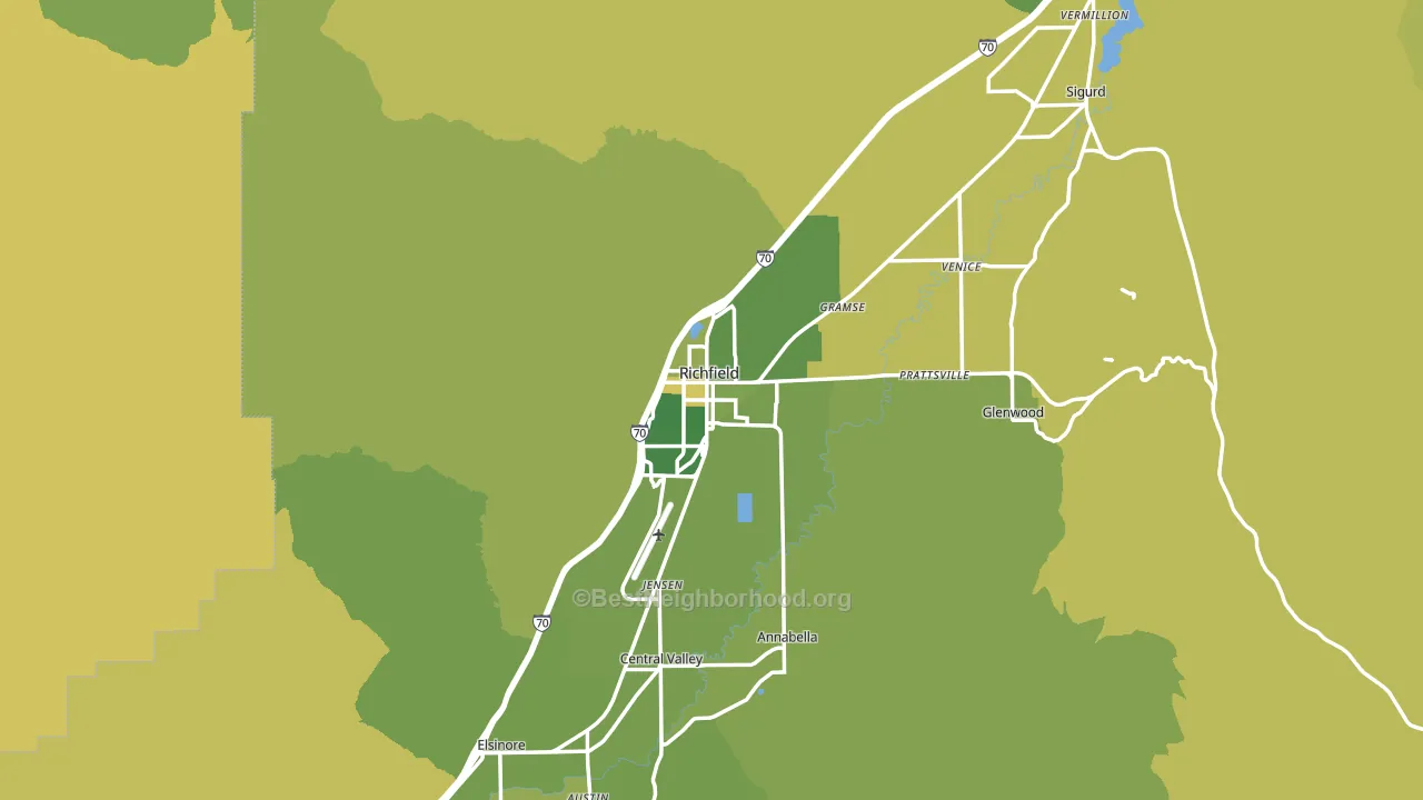 84701, UT block-group voter-turnout map
