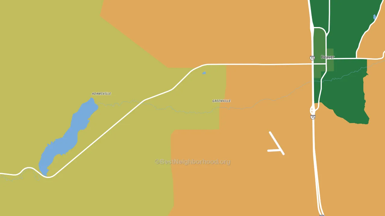 84731, UT block-group voter-turnout map