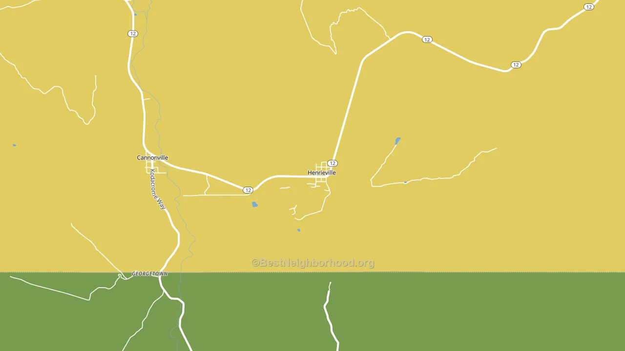 84736, UT block-group voter-turnout map