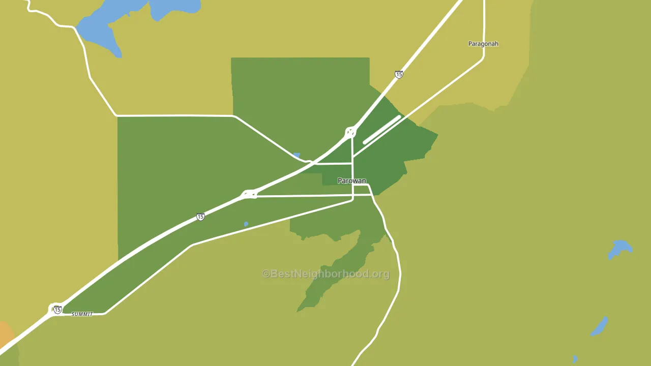 84761, UT block-group voter-turnout map