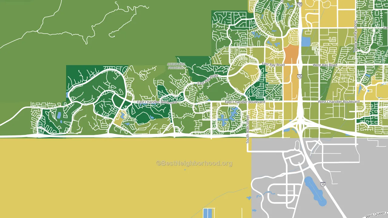 85048, AZ block-group voter-turnout map