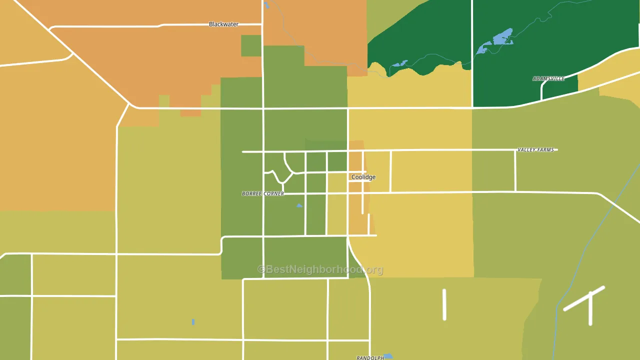 85128, AZ block-group voter-turnout map
