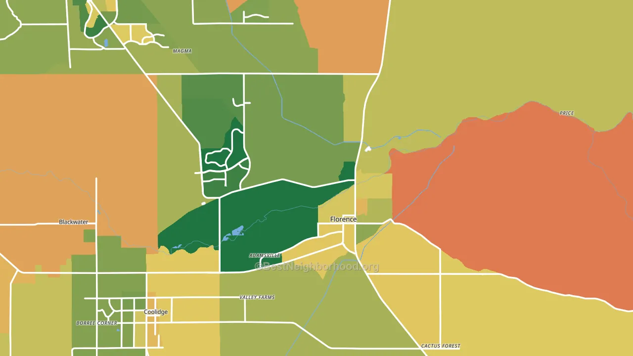 85132, AZ block-group voter-turnout map