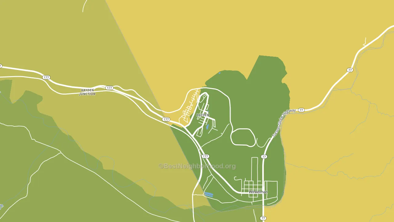 85135, AZ block-group voter-turnout map