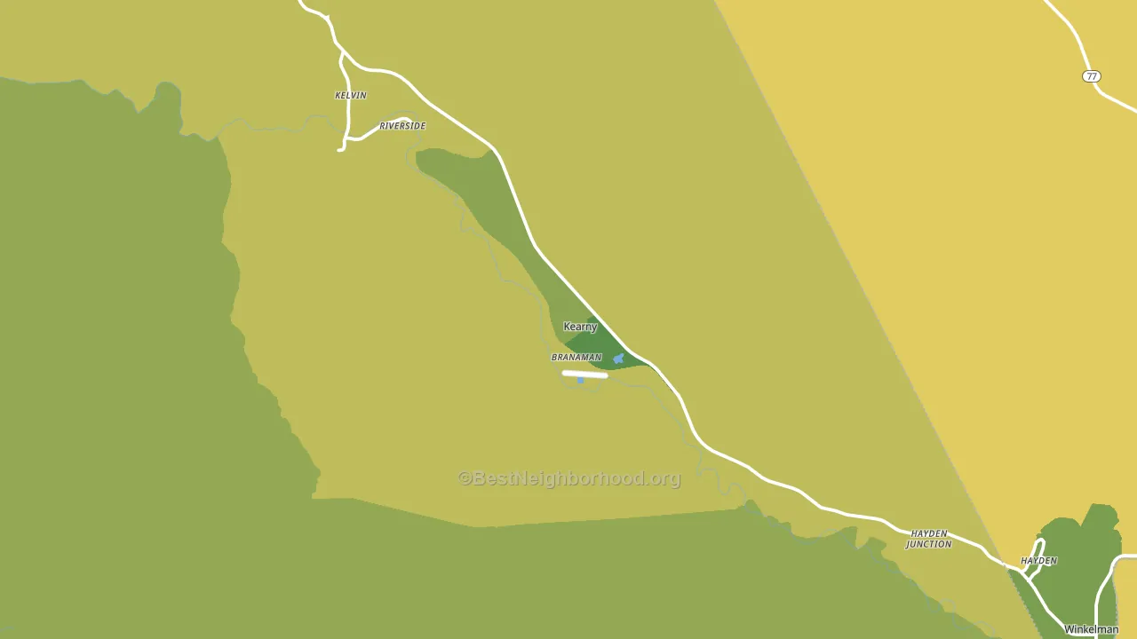 85137, AZ block-group voter-turnout map