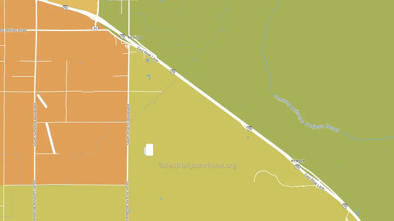 85141, AZ block-group voter-turnout map
