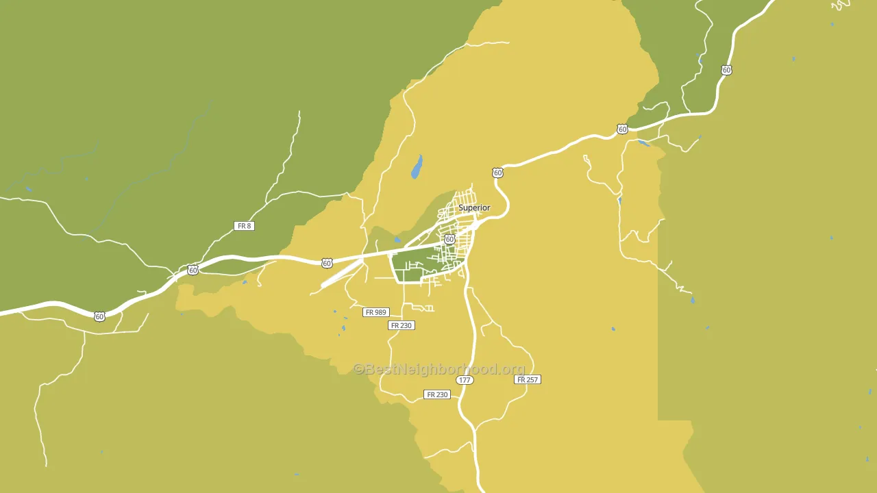 85173, AZ block-group voter-turnout map