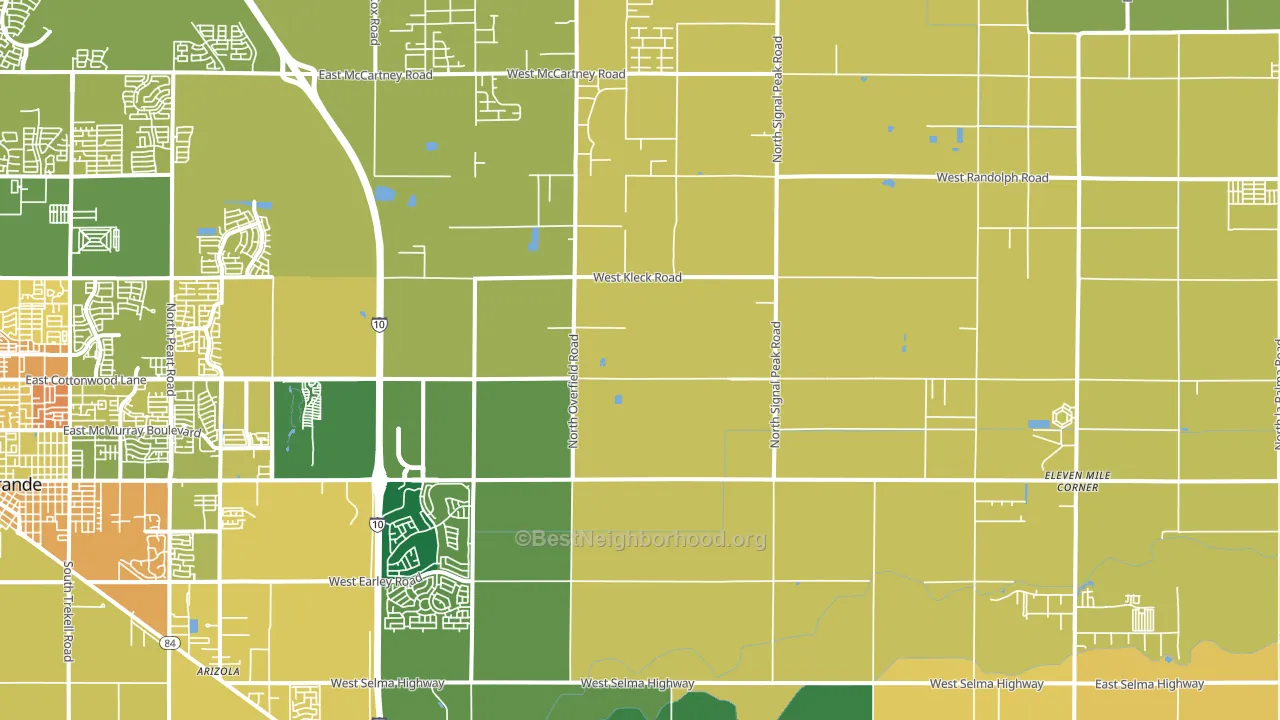 85194, AZ block-group voter-turnout map