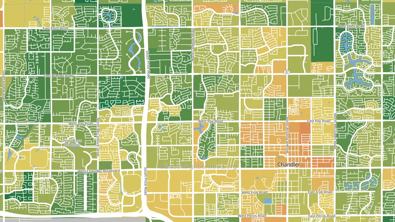 85224, AZ block-group voter-turnout map