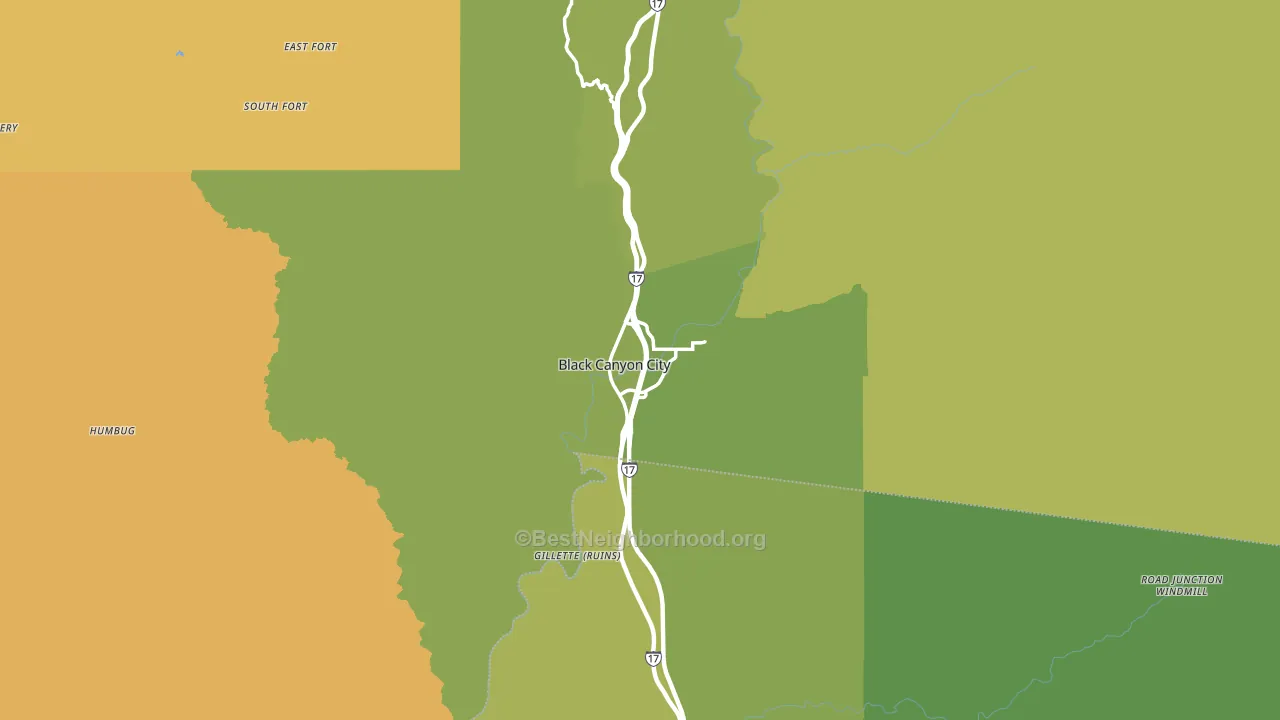 85324, AZ block-group voter-turnout map