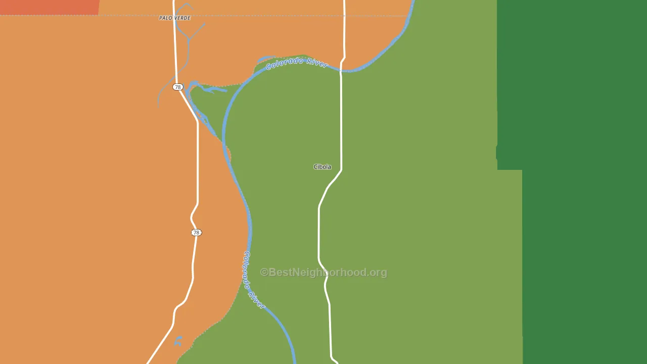 85328, AZ block-group voter-turnout map