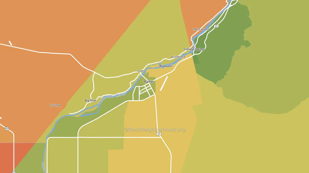 85344, AZ block-group voter-turnout map
