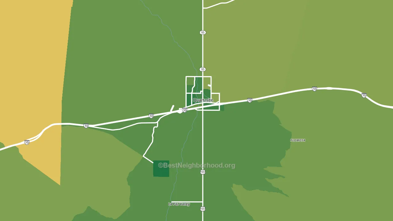 85346, AZ block-group voter-turnout map