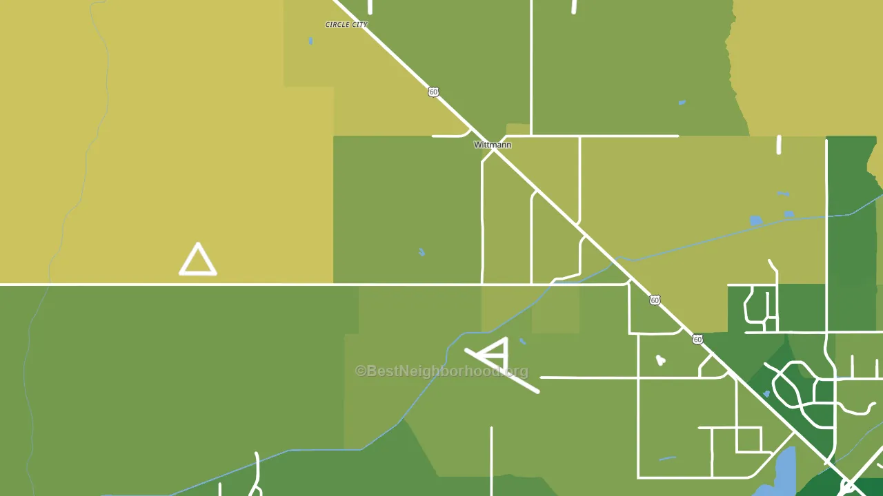 85361, AZ block-group voter-turnout map