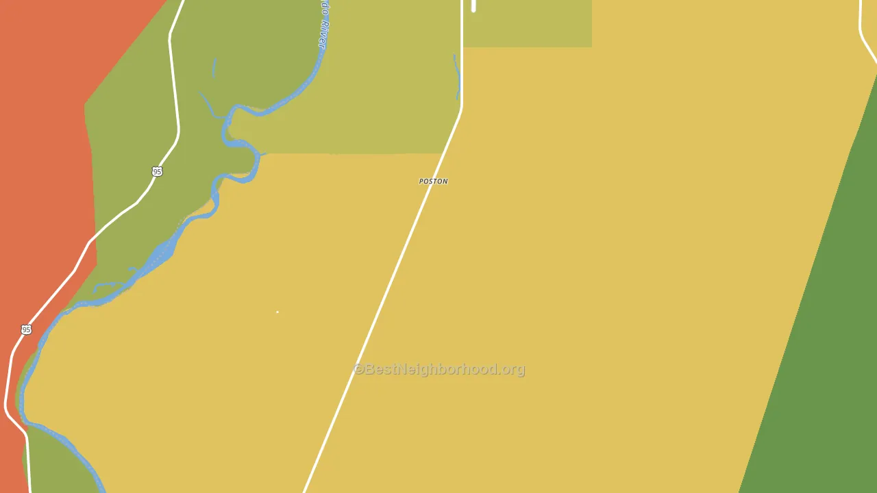 85371, AZ block-group voter-turnout map