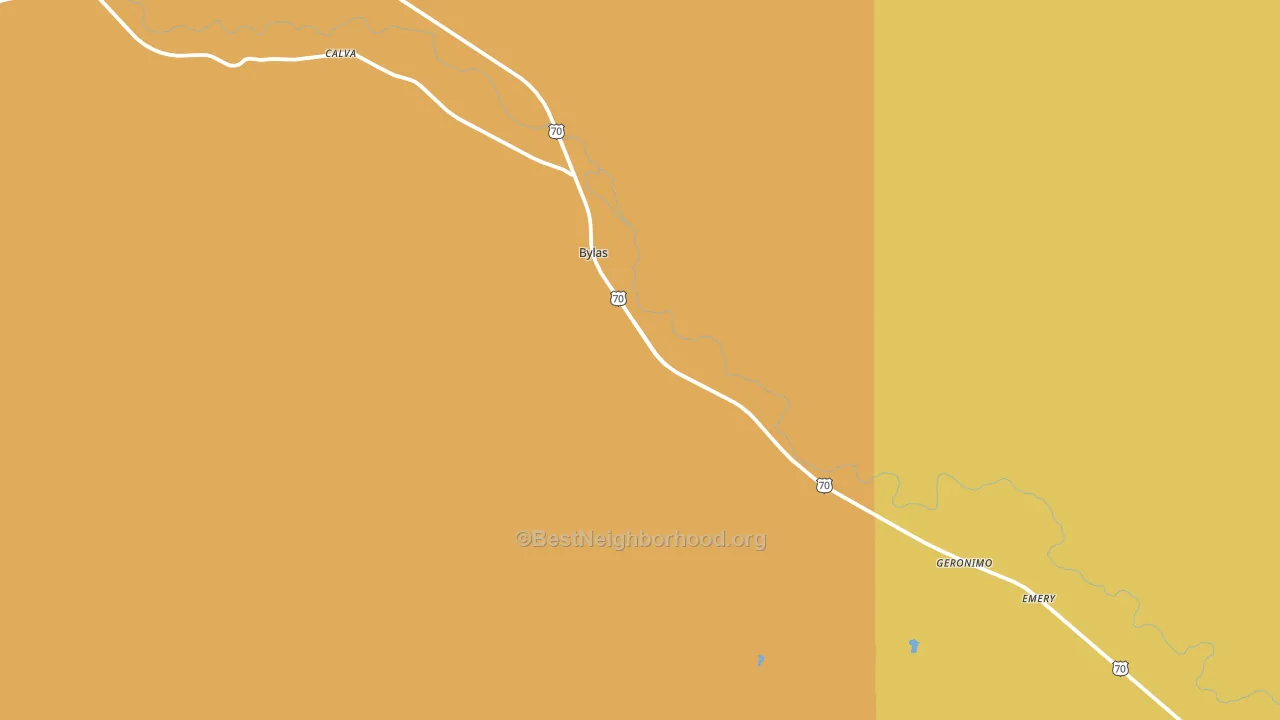 85530, AZ block-group voter-turnout map