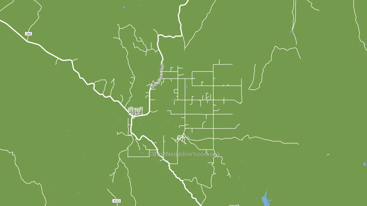 85601, AZ block-group voter-turnout map