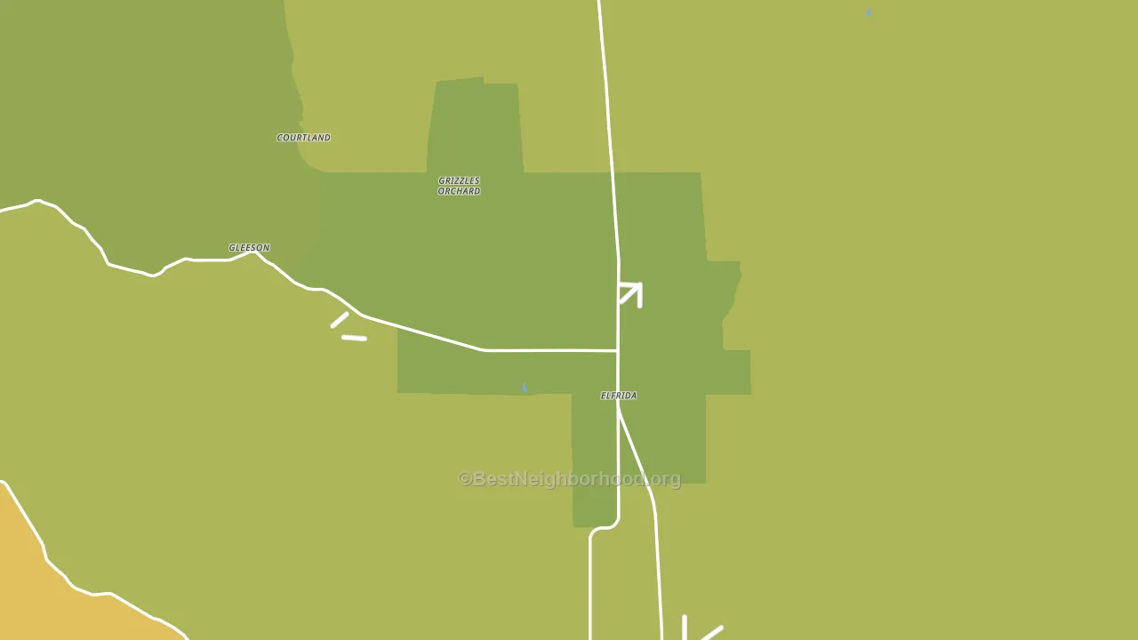 85610, AZ block-group voter-turnout map