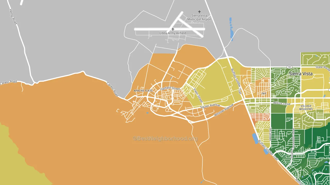 85613, AZ block-group voter-turnout map