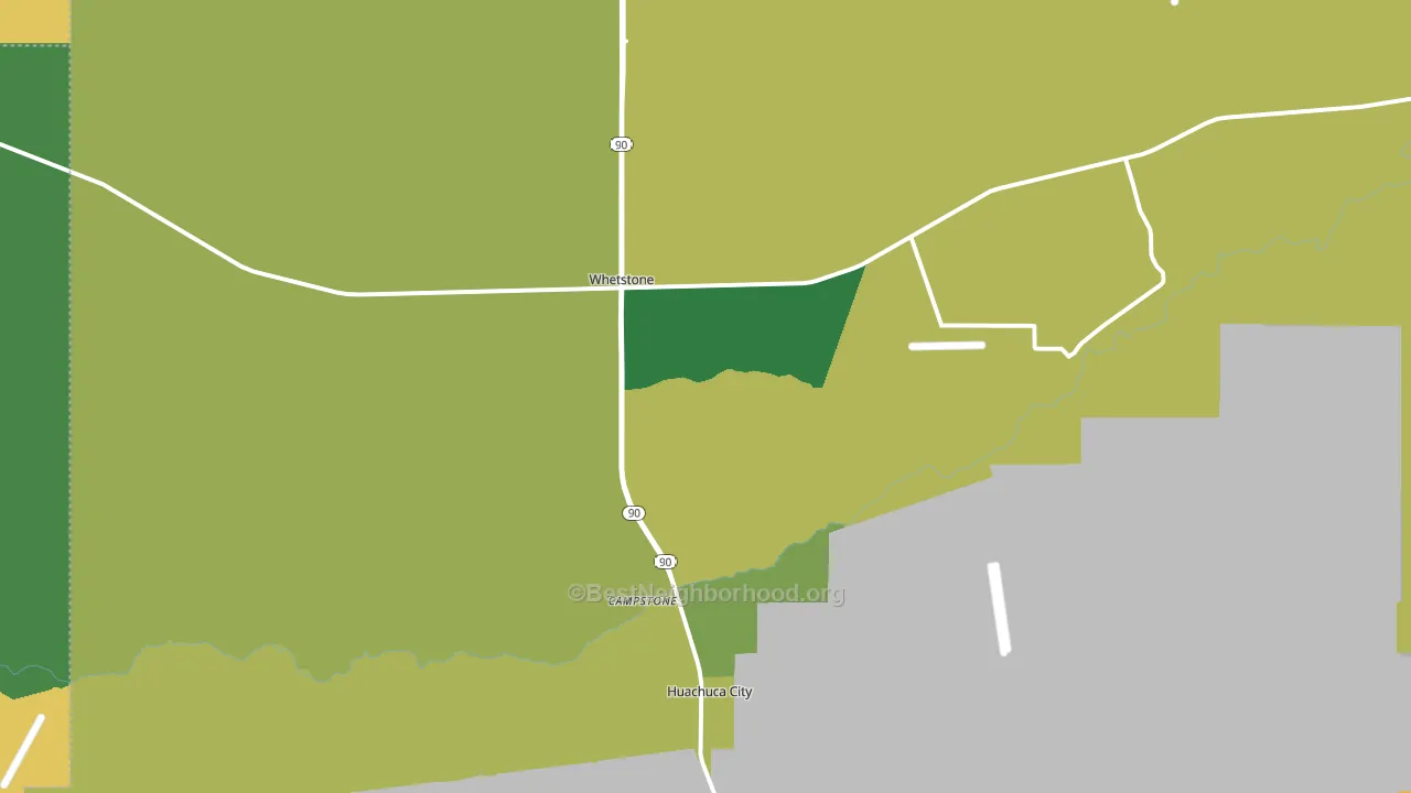 85616, AZ block-group voter-turnout map