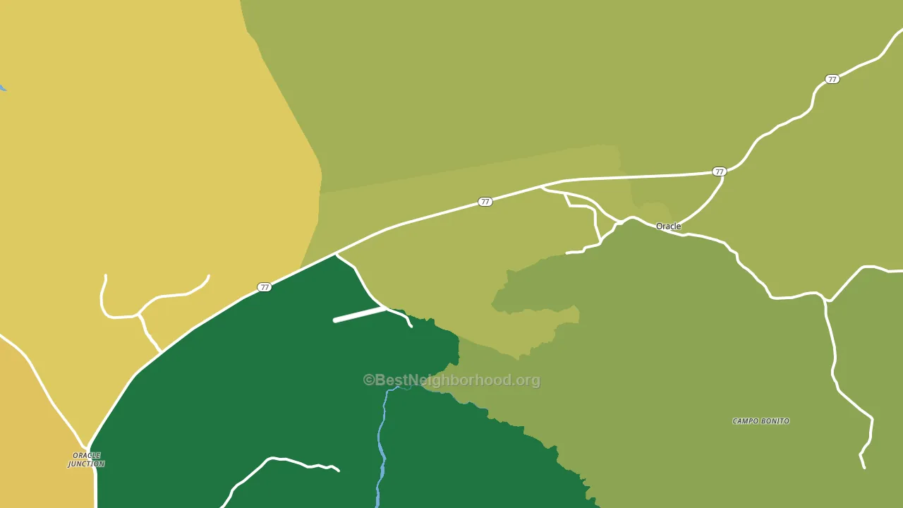 85623, AZ block-group voter-turnout map