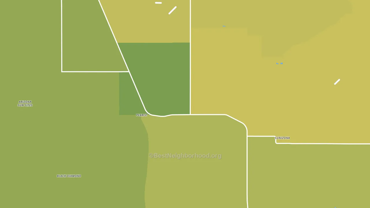 85625, AZ block-group voter-turnout map