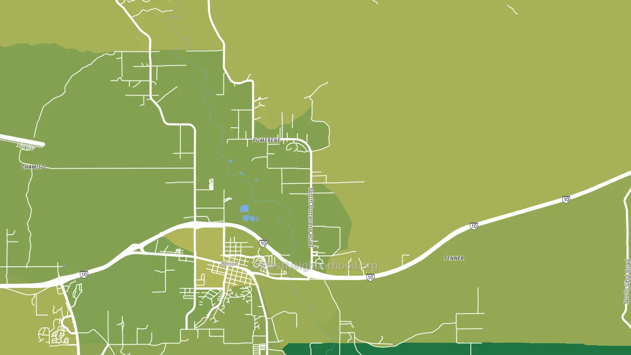 85627, AZ block-group voter-turnout map
