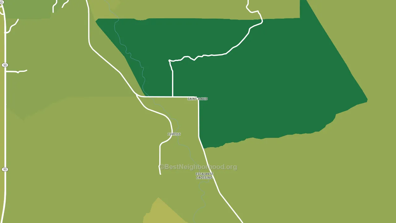 85630, AZ block-group voter-turnout map