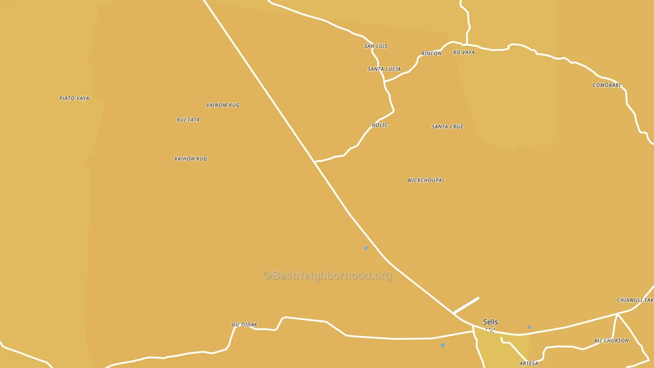 85634, AZ block-group voter-turnout map