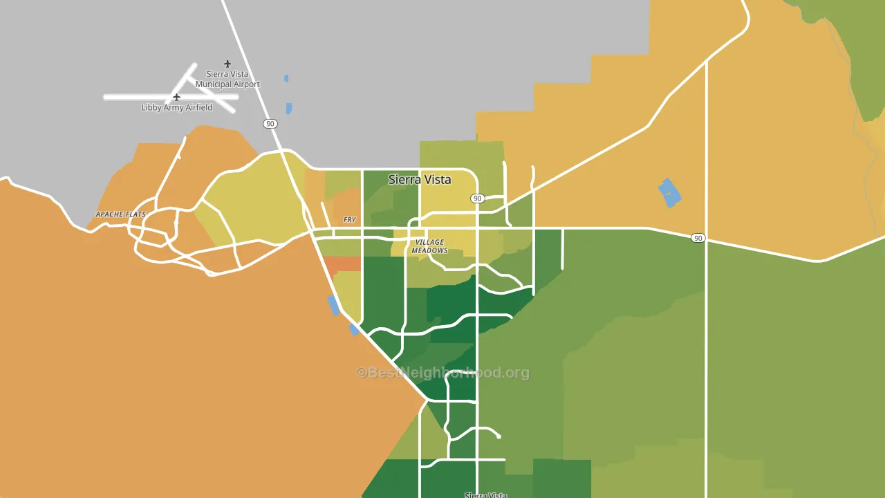 85635, AZ block-group voter-turnout map