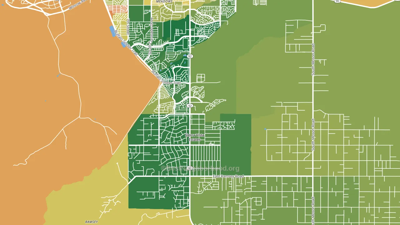85650, AZ block-group voter-turnout map