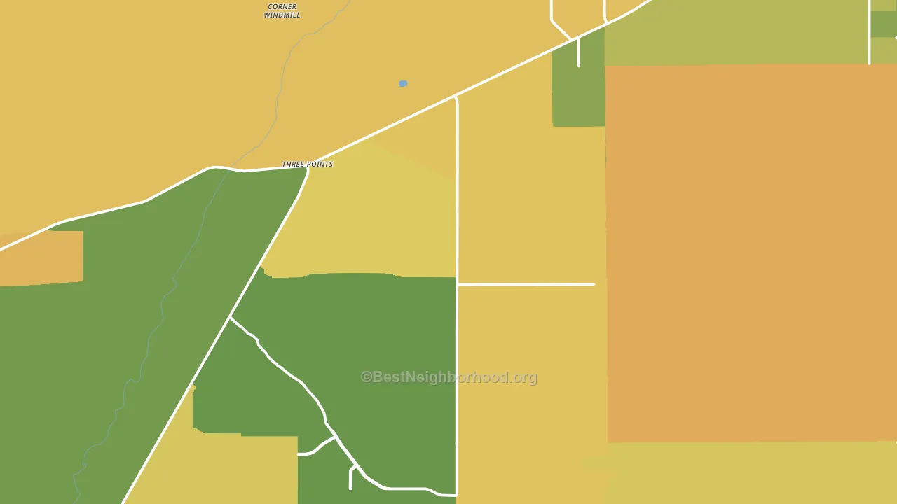 85736, AZ block-group voter-turnout map