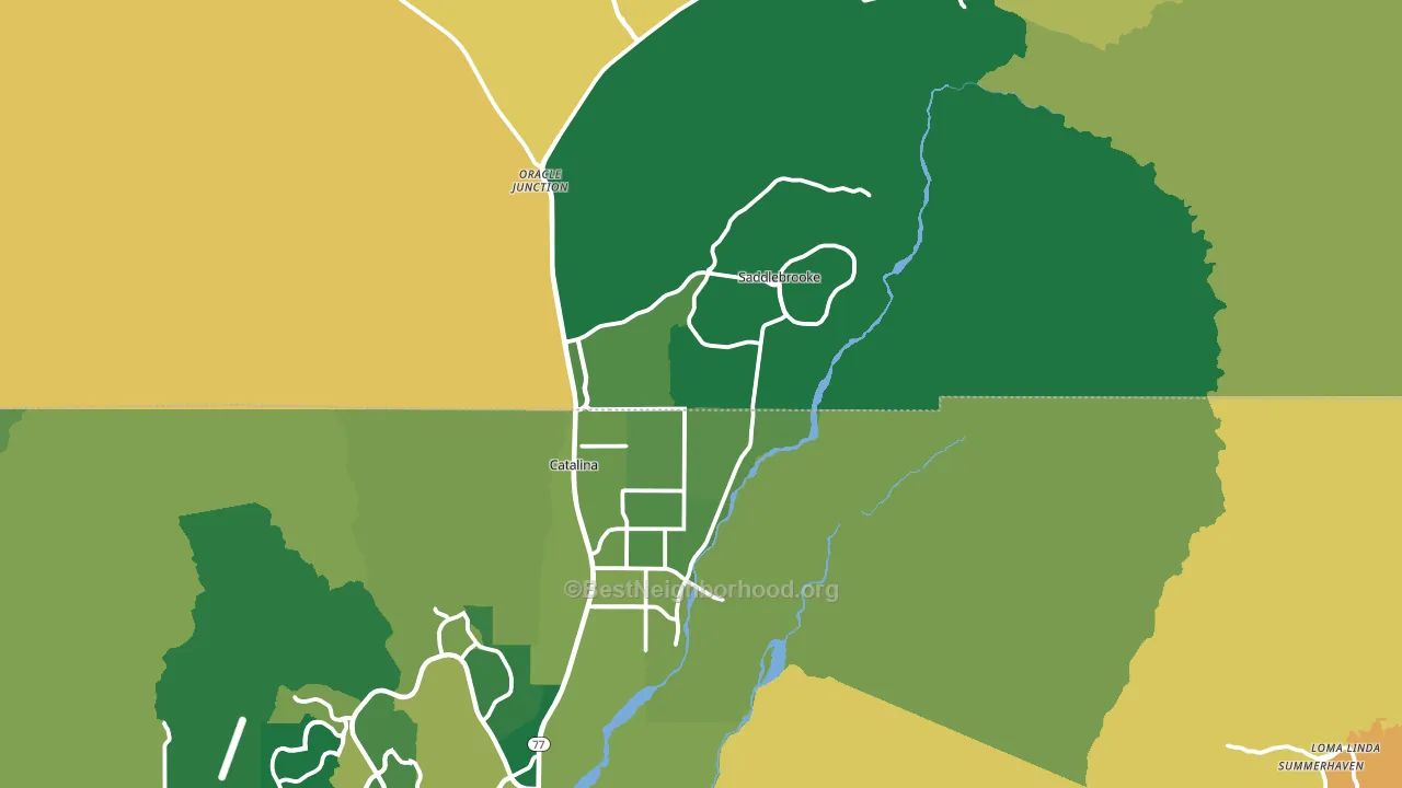 85739, AZ block-group voter-turnout map