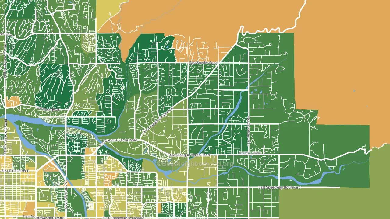 85749, AZ block-group voter-turnout map