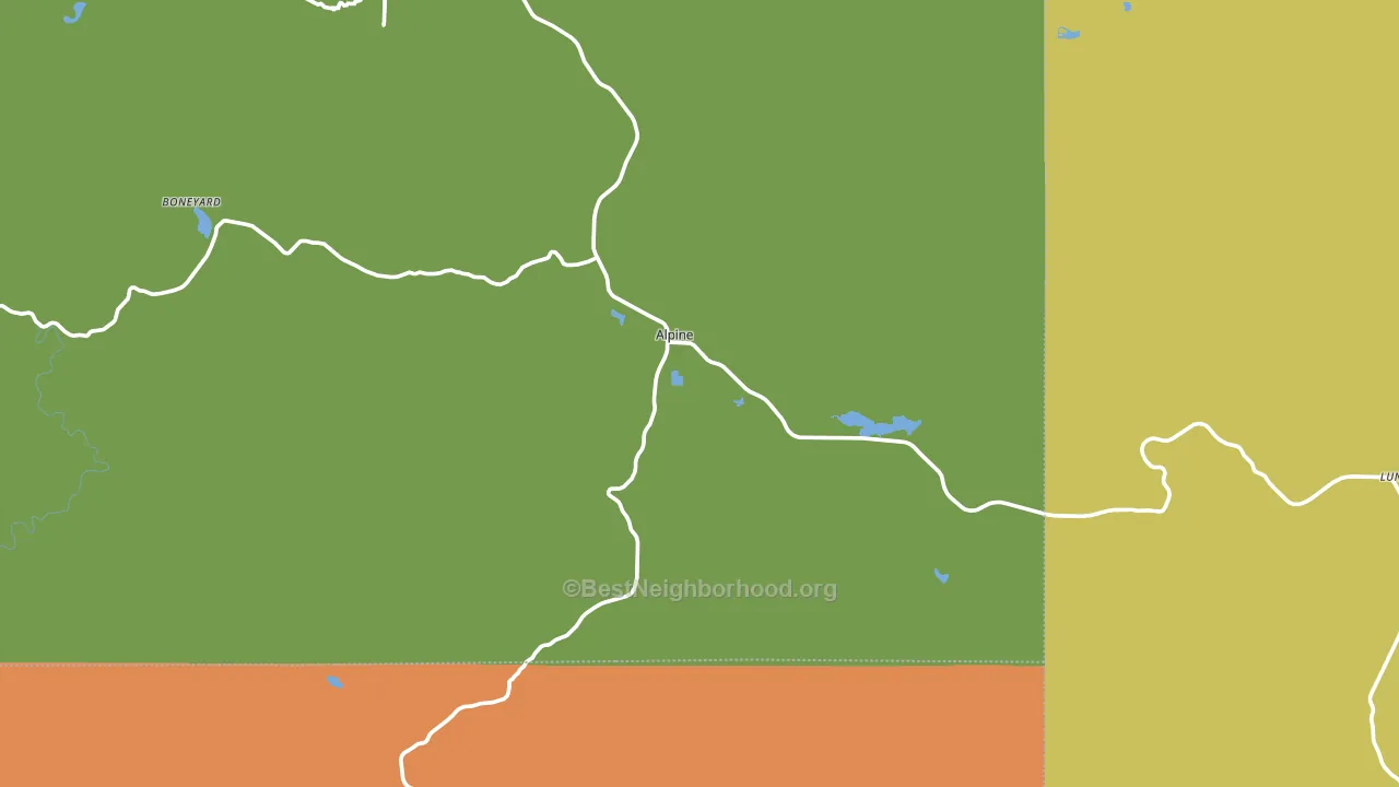 85920, AZ block-group voter-turnout map