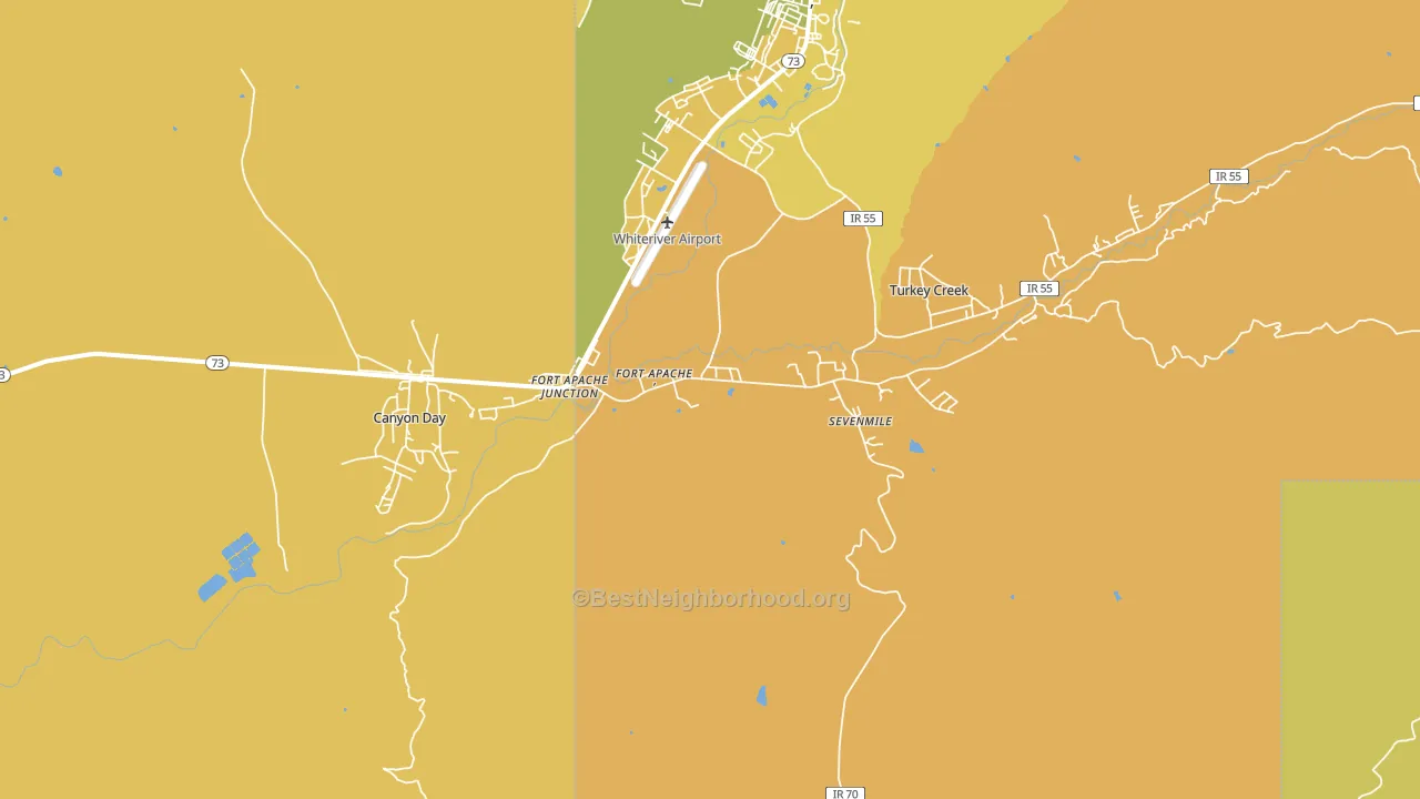 85926, AZ block-group voter-turnout map